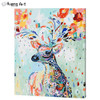 Diy Oil Painting By Numbers Wall Art Picture Home Decor Sika Deer Acrylic Paint On Canvas For Artwork Handmade Animal Painting