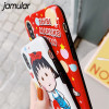 JAMULAR Cartoon Hello Kitty Phone Case For iPhone XR XS MAX 6 6s X 8 7 Plus Sakura Momoko Chibi Maruko Soft Back Cover Fundas