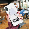 Jamular Soft PU Leather Phone Case For iPhone 7 8 6 6s Plus Cute Cartoon Bear Cover For iPhone X XS MAX XR 8 7 Plus Coque Fundas