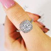  925 sterling silver 2019 new engagement Ring for women finger fashion dropshipping supported wholesale jewelry moonso R5011