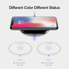 RAXFLY Qi Wireless Charger For Samsung S7 S6 Edge USB Charger For Samsung Galaxy S8 Portable Charging Stand For iPhone X 8 Plus