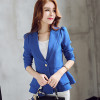 Ladies Blazers New Fashion Single Button Blazer Women Suit Jacket Black /bule/pink Blaser Female Plus Size Blazer Femme