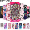 COATUNCLE Flip Leather Case sFor Fundas Samsung Galaxy S6 Edge case For coque Samsung S6 3D Relief Wallet Cover Stand Phone Case