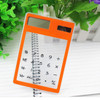 Centechia 8 Digit LCD Touch Screen Ultra slim Transparent Solar CalculatorStationery Clear Scientific Calculator Office