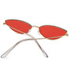 KUJUNY Glasses Women Cat Eye Sunglasses Cute Sexy Brand Designer Summer Retro Small Frame Black Red Cateye Sun Glasses