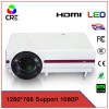 Cheap 3d ready 3500lumens high quality multimedia video projector,portable 1280*768 pixels HD 1080p LED home theater projector