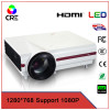 Cheap 3d ready 3500lumens high quality multimedia video projector,portable 1280*768 pixels HD 1080p LED home theater projector