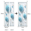 Custom Photo Wallpaper Modern 3D Stereo Blue Dandelion Jewelry Murals Living Room Bedroom Door Sticker Creative DIY Wall Papers