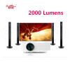 GP 9 2000 lumens Mini Projetor Full HD 1080P Portable USB Cinema Home Theater Pico LCD Video LED Projector Beamer GP-9 Proyector