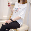Summer Women New O-Neck T-Shirt 100% Cotton Top Female SL Letter Printed Tee Casual Loose High Quality Brand Tshirts 3 Colors T
