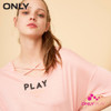 ONLY PLAY Letter Print Tie T-Shirt | 118101635