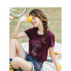 INMAN 2019 Summer O-neck Korean Fashion Casual Fashion Style Slim Short Sleeves Women Cotton tshirt Top Femme T-Shirt