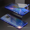 Magnetic Flip Metal Phone Case For Huawei Mate 20 Pro P20 Double Side Tempered Glass Coque For Huawei P20 Pro Capa Mate20 Fundas