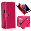 Detachable Zipper Flip Leather Wallet Case For iPhone XS MAX XR 6 6S 7 Plus 8 X 5 5S SE Multifunction Handbag Case Cover
