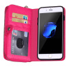 Detachable Zipper Flip Leather Wallet Case For iPhone XS MAX XR 6 6S 7 Plus 8 X 5 5S SE Multifunction Handbag Case Cover