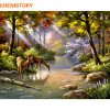 CHENISTORY Picture Forest DIY Painting By Numbers Acrylic Paint By Numbers Unique Gift Canvas Painting For Home Decor Wall Arts