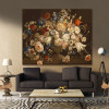 Plant flower oil painting flower still life DIY painting digital art painting digital Family Hotel decorative painting