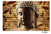 3pieces classical buddha painting solemn Buddhism wall canvas art asian Religion ancient picture for house decoration no frame