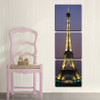 3 Panel Unframed Paris Eiffel Tower Canvas Oil Painting by Numbers Printed Wall Hanging Picture for Living Room Modern Painting