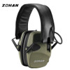 ZOHAN Electronic Shooting Ear Protection NRR22dB Sound Amplification Noise Reduction Ear Muffs Professional Hunting Ear Defender