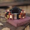  BOBO BIRD Wood Watch Men Women Quartz Week Date Timepiece Colorful Wooden Band logo Customize U-P14-1