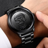 Men 3D Skull Watch LIGE Top Brand Quartz Stainless Steel Watchs Men Fashion Business Waterproof Creative Clock Relogio masculino