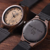 BOBO BIRD Personalized Men Watch Wooden Timepieces Special Family Present Customers Photos Free Printing Engraving