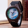 BOBO BIRD Personalized Men Watch Wooden Timepieces Special Family Present Customers Photos Free Printing Engraving