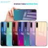 Gradient Glass Phone Case Case For Huawei P Smart 2019 P20 Pro Lite Mate20 Nova3i Honor V20 10 8X Magic2 Colorful Cover Shell