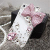 phone case Lovely Bling Crystal Diamonds Rhinestone 3D Stones Hard Back Cover for iphone 7/5/5S for Samsung Galaxy S5 6 7 EDGE