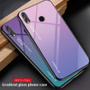 Gradient Phone Case For Huawei Y6 Prime 2019 P30 P20 Lite Pro Micolorful Shell Glass Cover Case For Honor 10i 20i 8A 8X Max 8X