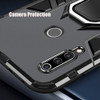 For Huawei P30 lite Case Armor PC Cover Soft TPU Rim Finger Ring Holder Phone Case For Huawei P 30 Lite Cover Shockproof Bumper