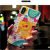 Eqvvol Cute 3D Emboss Cartoon Patterned Phone Case For iphone X 8 7 6 6S Plus Cases Soft Silicone Cover For iphone 5 5s SE Coque