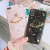 Luxury Glitter Cute Space Planet Phone Case For iPhone X XR XS MAX 6 6S 7Plus Clear Soft Silicone Back Cover For iPhone 7 8 Plus