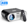 AUN Projector 3200 Lumen T90, 1280*768 (Optional Android Projector with 2.4G Air Mouse, Bluetooth WIFI, Support KODI AC3) LED TV