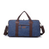 Canvas Leather Men Travel Bags Carry on Luggage Bags Men Duffel Bags Travel Tote Large Capacity Weekend Bag Overnight