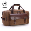 Scione Men Large Capacity Canvas Crossbody Travel Bags Practical Weekend Luggage Duffel Bag Women High Quality Shoulder