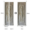 Custom Photo Wallpaper 3D Embossed Figure Statue Murals Living Room Bedroom European Style Retro Door Sticker 3D Papel De Parede