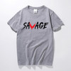 SKU10 Unisex SAVAGE Tee Jake Inspired Paul Team 10 Logan Youtuber T-Shirt New fashion Cotton short sleeve t shirt