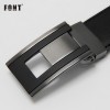 Luxury Leather Belt Men Plate Reversible Buckle men casual high quality Belts Dropship Suppliers Black Brown