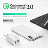 18W 3 holes USB Charger Adapter Quick Charge 3.0/2.0 Fast Mobile Phone Charger QC3.0 EU Plug for iPhone Samsung Xiaomi Huawei