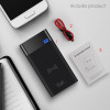 VVKing 10000mAh Power Bank Qi Wireless USB Charger For iPhone Samsung Xiaomi Huawei LCD Portable External Battery Pack Charger