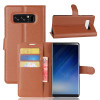 10pcs Flip PU Leather Litchi Pattern Case For Samsung Galaxy S10 E S9 S8 Plus Note 9 8 Holder Kickstand With Card Slot Cover