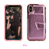 Card Case for iPhone XS Max XR XS 6 7 8 Plus Premium PU Leather Wallet Girl Case with Mirror for Samsung Galaxy S10 Plus S10e