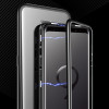 Magnetic phone transparent back cover tempered glass phone case for Samsung s8 s9 S10 / iphone x xs xr / Redmi note 7