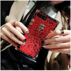 Square Shiny Glitter Powder Phone Case for iphone 8 6 6S 7 Plus X XR XS XSmax Cover for Samsung galaxy S8 S9 Note 8 9 S10 E lite 1 