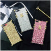 Square Shiny Glitter Powder Phone Case for iphone 8 6 6S 7 Plus X XR XS XSmax Cover for Samsung galaxy S8 S9 Note 8 9 S10 E lite 1 