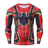  Movie Avengers 3 Infinity War Iron Spider-Man Cosplay Long T-Shirts Sets Superhero 3D Compression Tee Shirts Tops suits