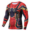  Movie Avengers 3 Infinity War Iron Spider-Man Cosplay Long T-Shirts Sets Superhero 3D Compression Tee Shirts Tops suits