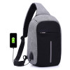 Canvas Men Backpack Anti Theft With Usb Charging Laptop Business Unisex Knapsack Shoulder Women Travel Bag  design boby bac